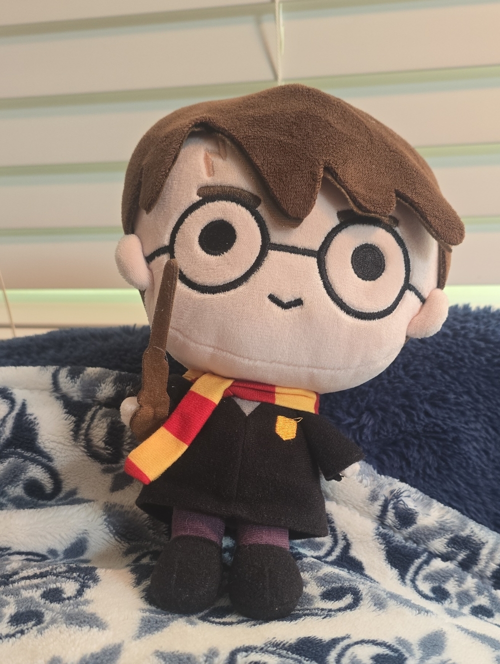 Universal Plush Wizard Doll in Brown, Black, Red, Yellow